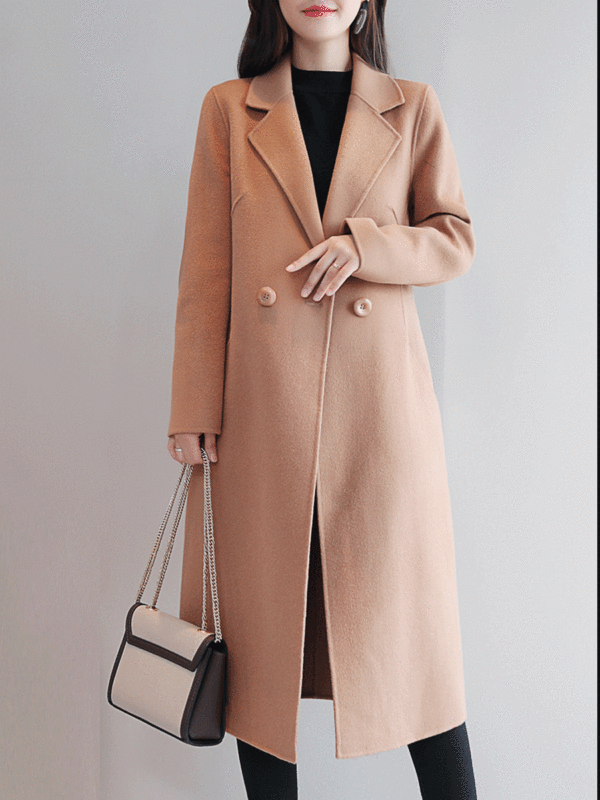 Long Section Autumn And Winter Korean Fashion New Woolen Coat Female ...