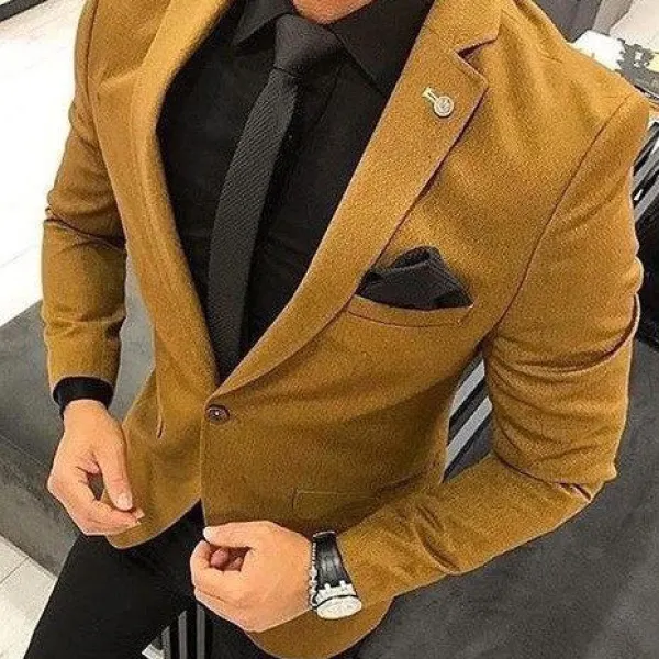 Fashion Casual Business Jacket Men's Suit - Fineyoyo.com 