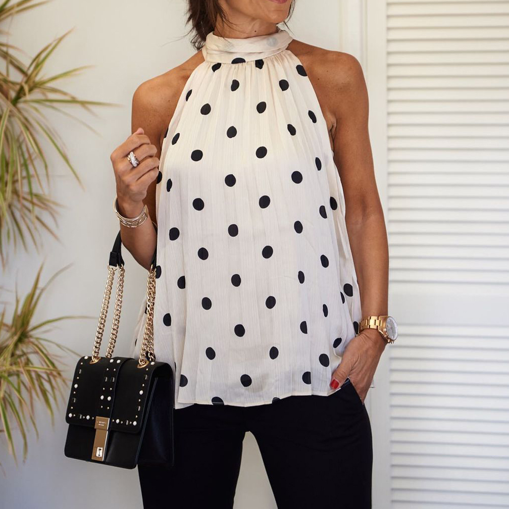 Fashion Polka Dot Blouse