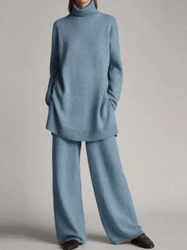 Women's Simple H-knit Suit - Funluc.com 
