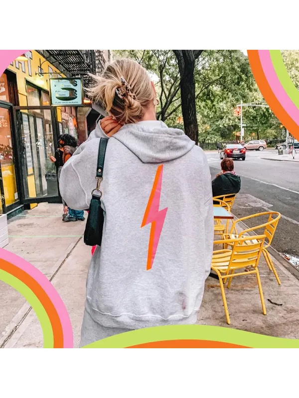 Fashion Casual Long-sleeved Printed Hooded Sweatshirt - Anystylish.com 
