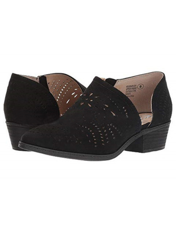 low heel zip ankle boots