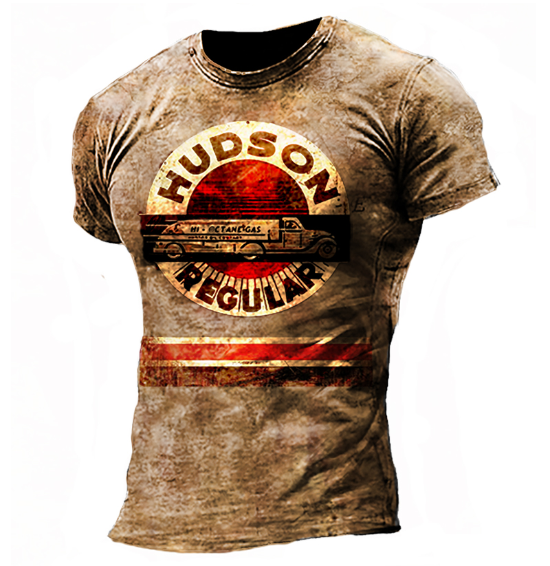 Men's Outdoor Tactical Garage Print Chic T-shirt