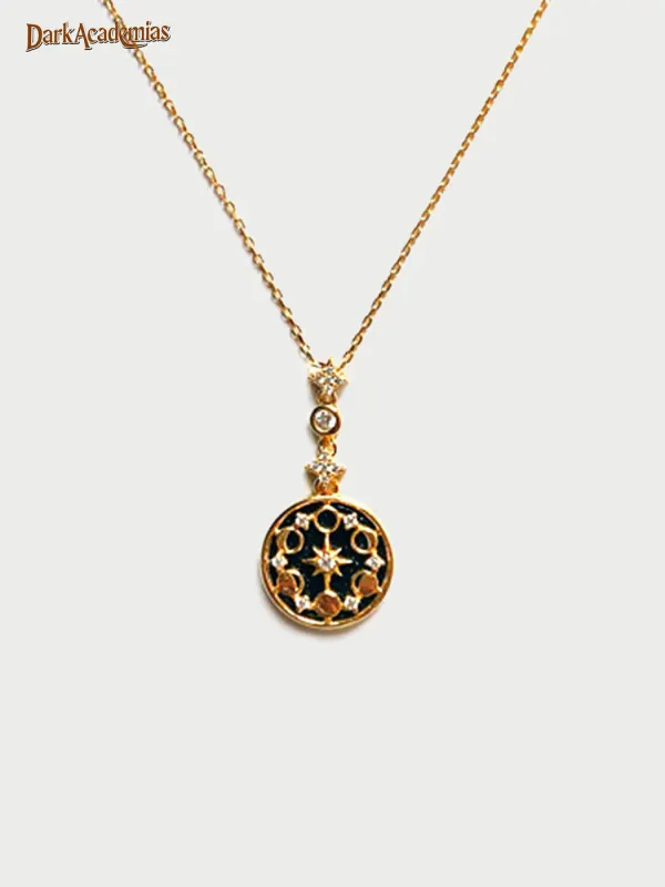 Vintage Blue Sand Star Diamond Necklace - Maxizero.chimpone.com 