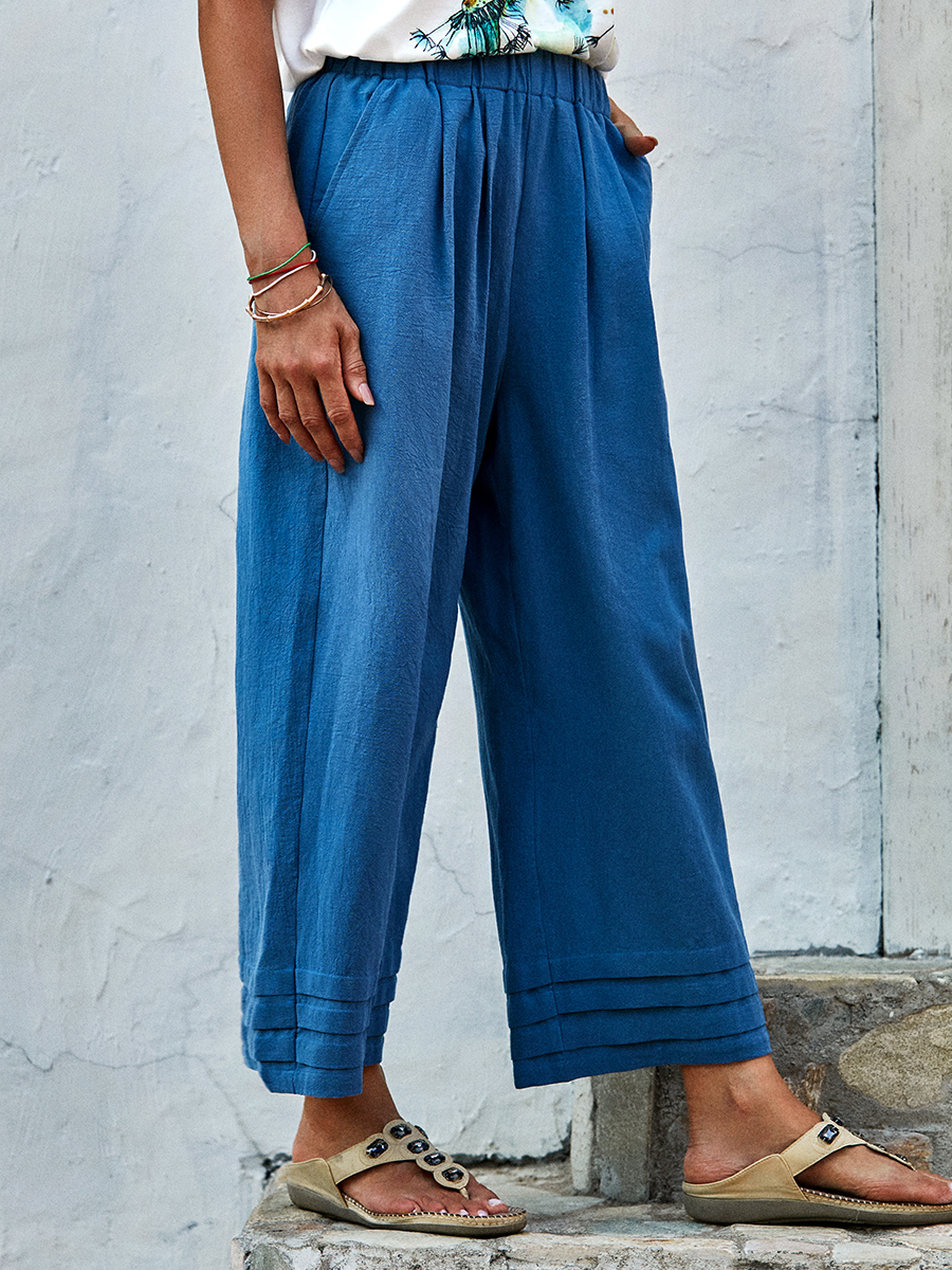 Womens Casual Denim Trousers