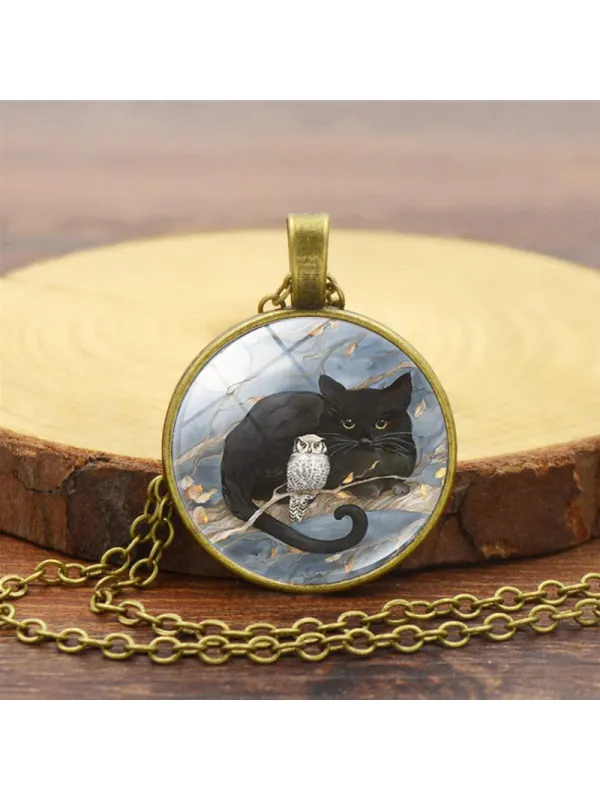 Casual Vintage Black Cat Necklace - Maxizero.chimpone.com 
