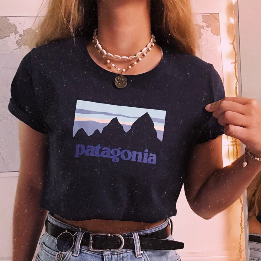 

Women's Daily Letter Print T-Shirt
