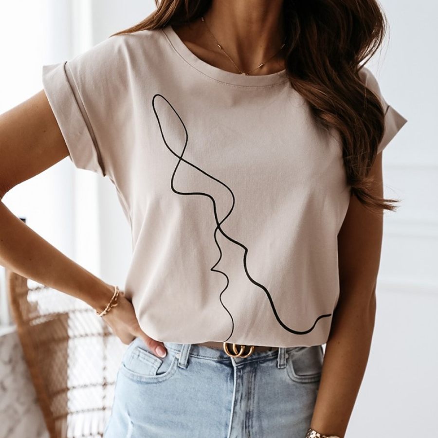 

Womens Fashion Casual T-shirt XC10
