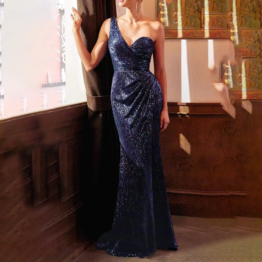 Stylish And Elegant Sequined Long Dresses