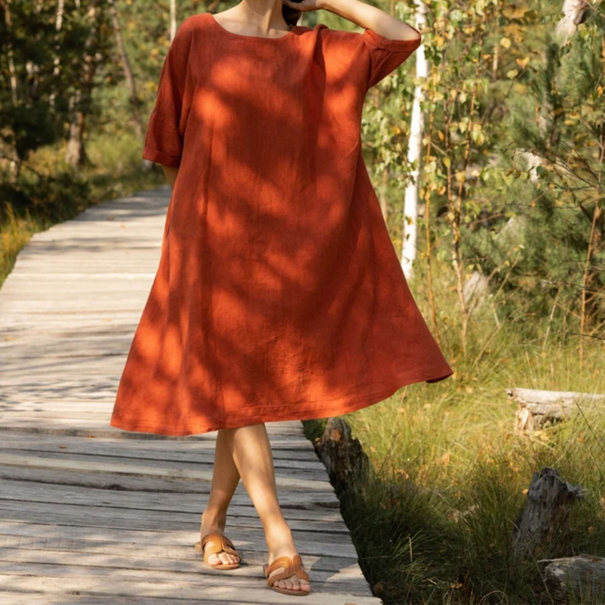 Ladies Linen Dress
