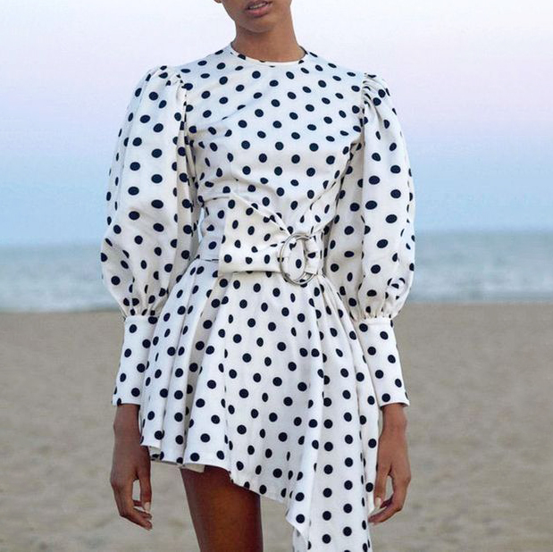 Fashion Polka Dot Print Dress