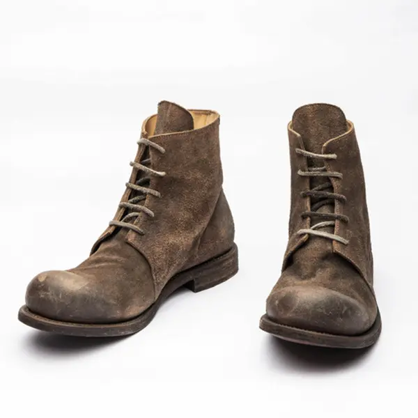 Men's Retro Tactical Leather Boots