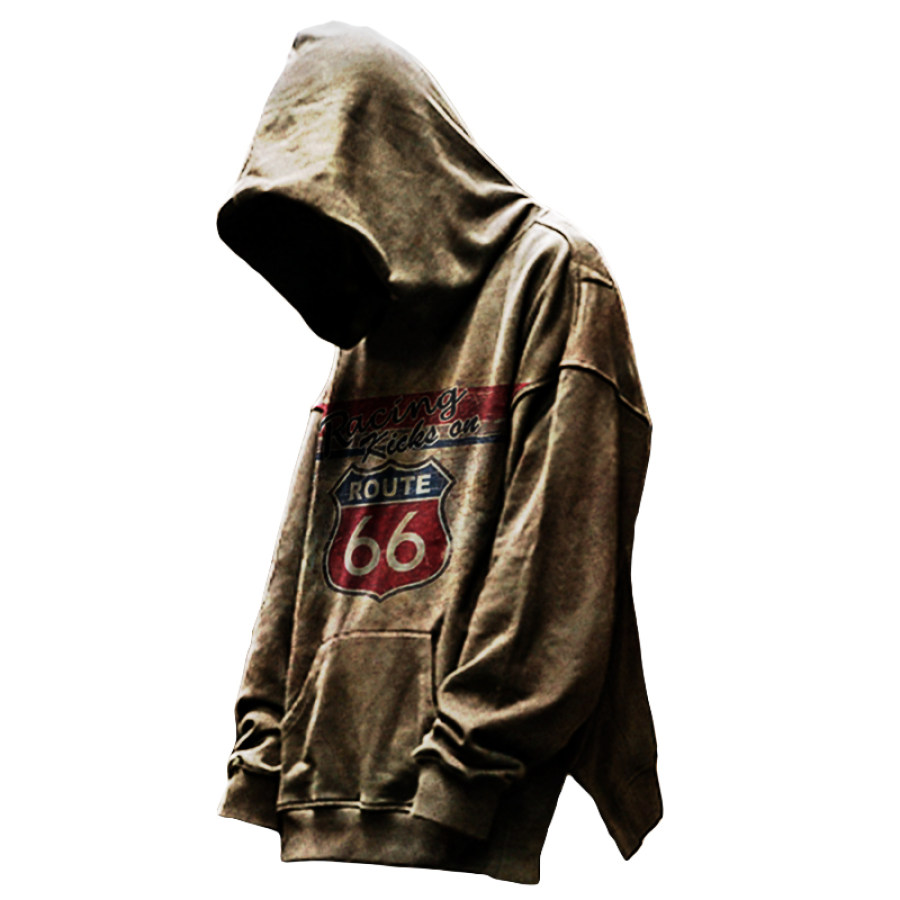 

Men's Outdoor Printed Long-sleeved Hoodie