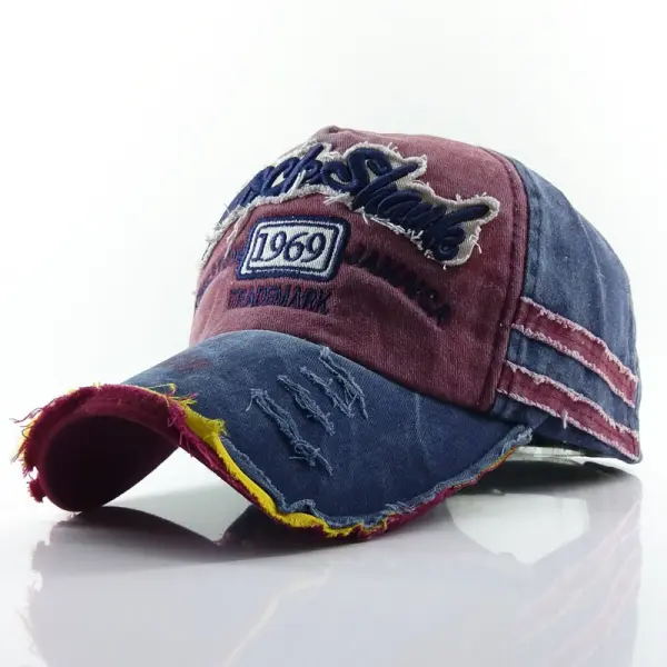 Old 1969 Baseball Cap Washed Full Hat Frayed Visor Hat Men And Women Baseball Cap - Kalesafe.com 