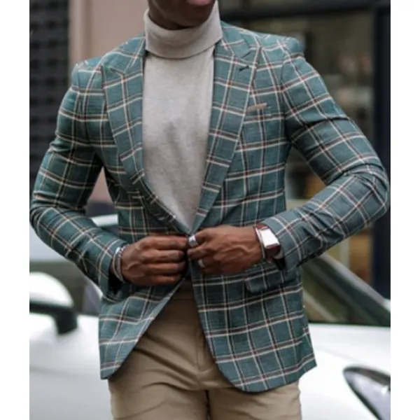 Fashion casual business men's jacket suit - Stormnewstudio.com 