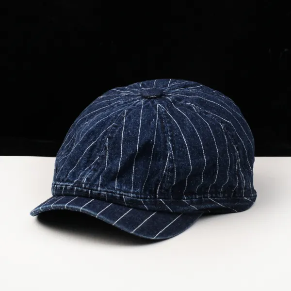 British Striped Octagonal Hat - Stormnewstudio.com 
