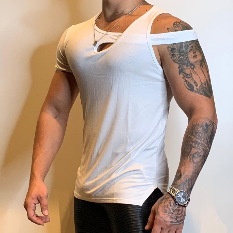 Fashion Personality Irregular T shirt