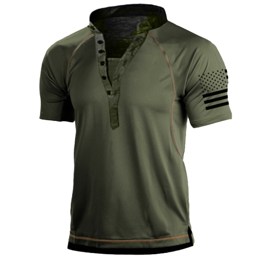 

Men's Outdoor Tactical Henley Shirt
