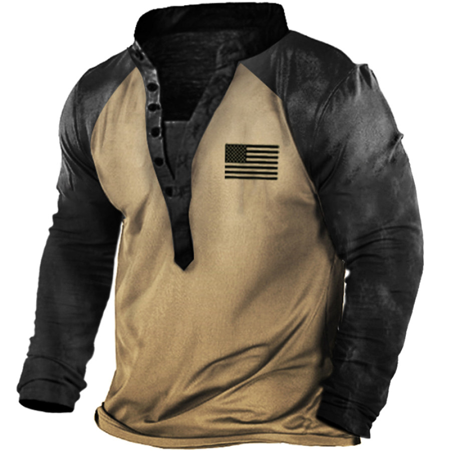 

Men's Outdoor Tactical Henley Shirt