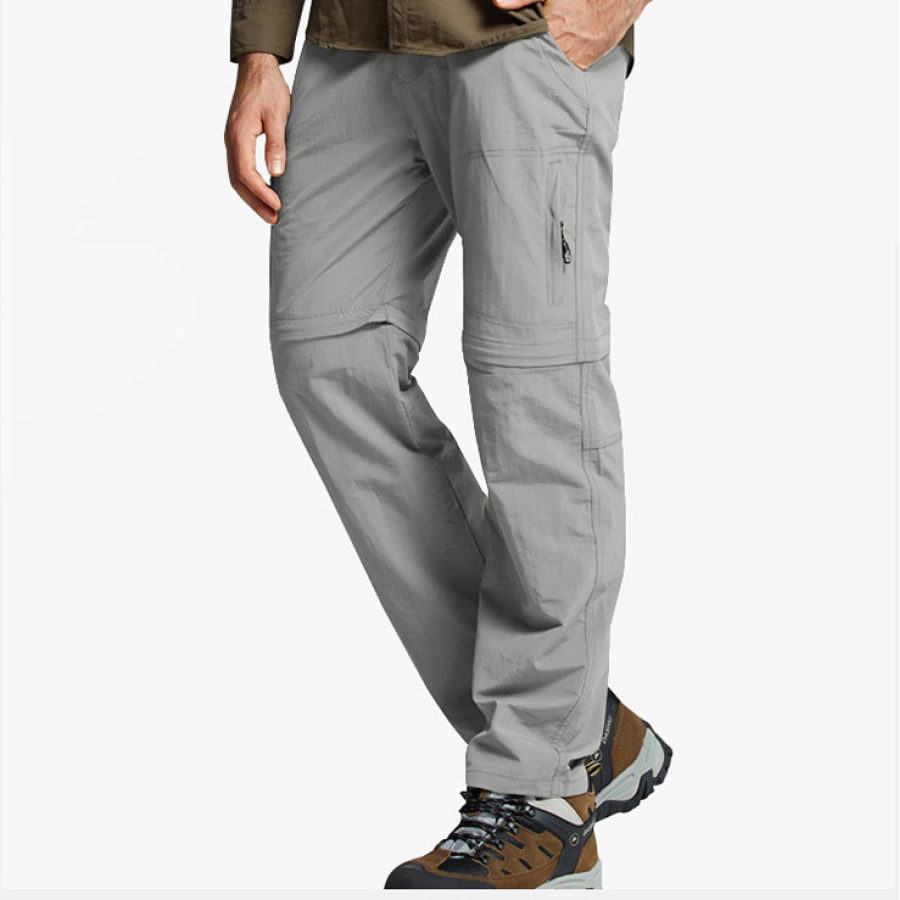 

Pantaloni Da Allenamento Da Esterno Con Zip Da Uomo Pantaloncini Rimovibili