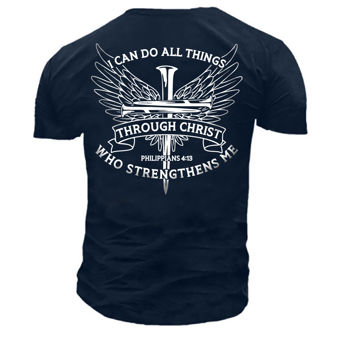 Men's I Can Do Chic All Things Through Christ Cotton T-shirt