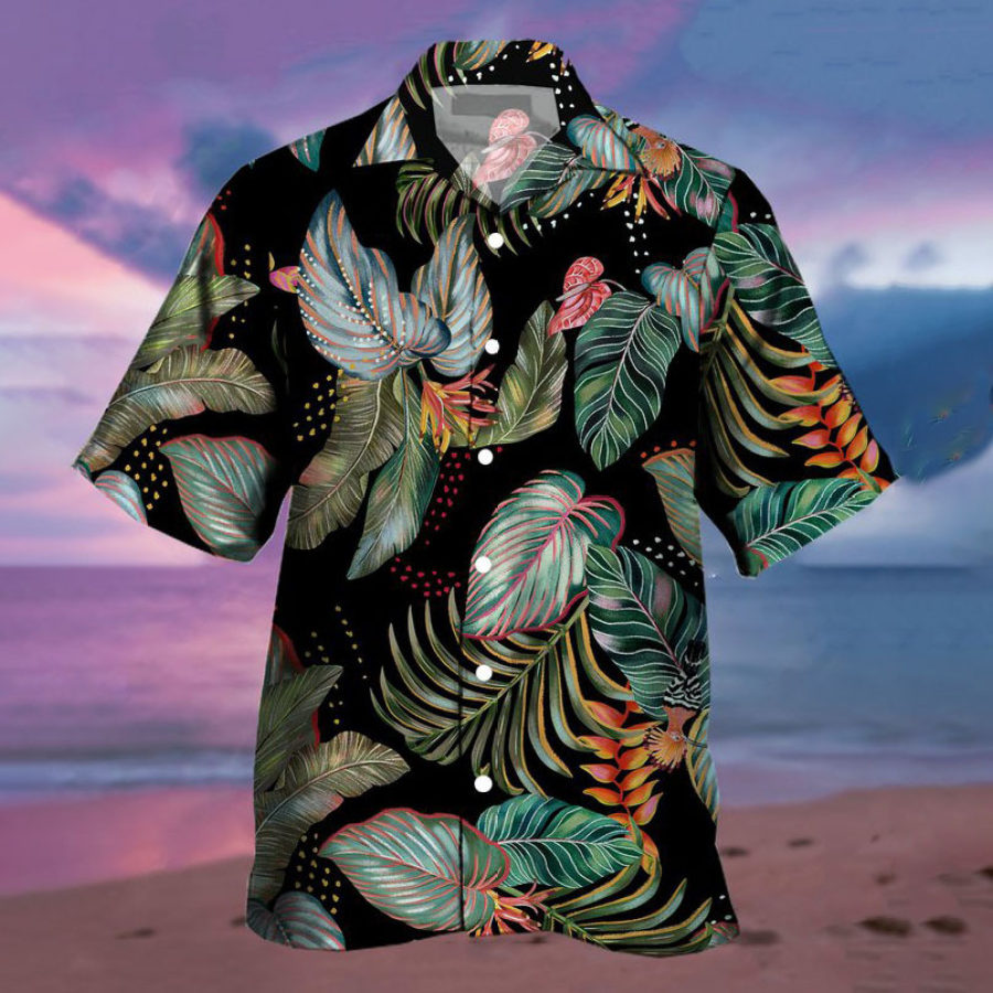 

Men's Leaf Beach Short Sleeve Shirt