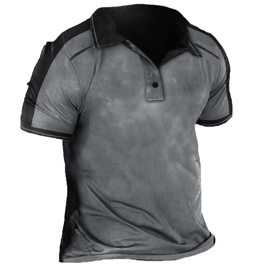 

Men's Training Polo Short Sleeve T-Shirt