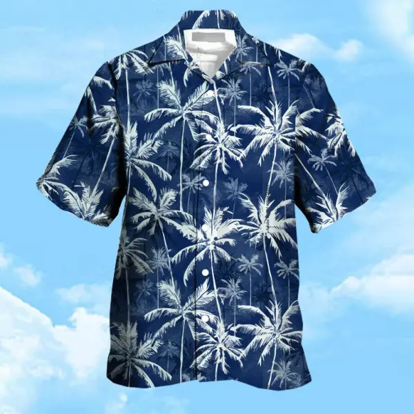 Men's Coconut Beach Short Sleeve Shirt - Kalesafe.com 