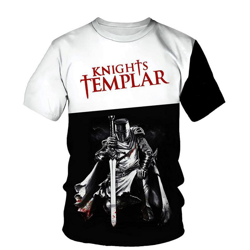 Templar Print Men's Short Sleeve Chic T-shirt