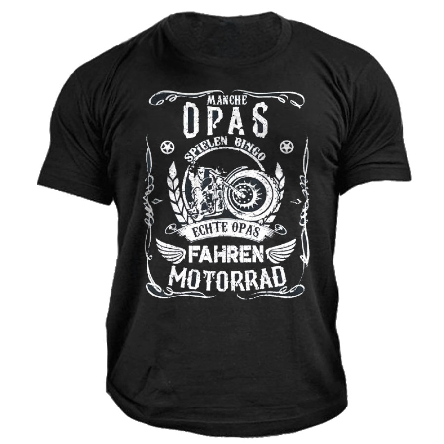 

Men's Motor Road Cotton T-Shirt