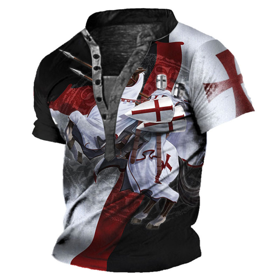 

Men's Vintage Templar Henry T-Shirt