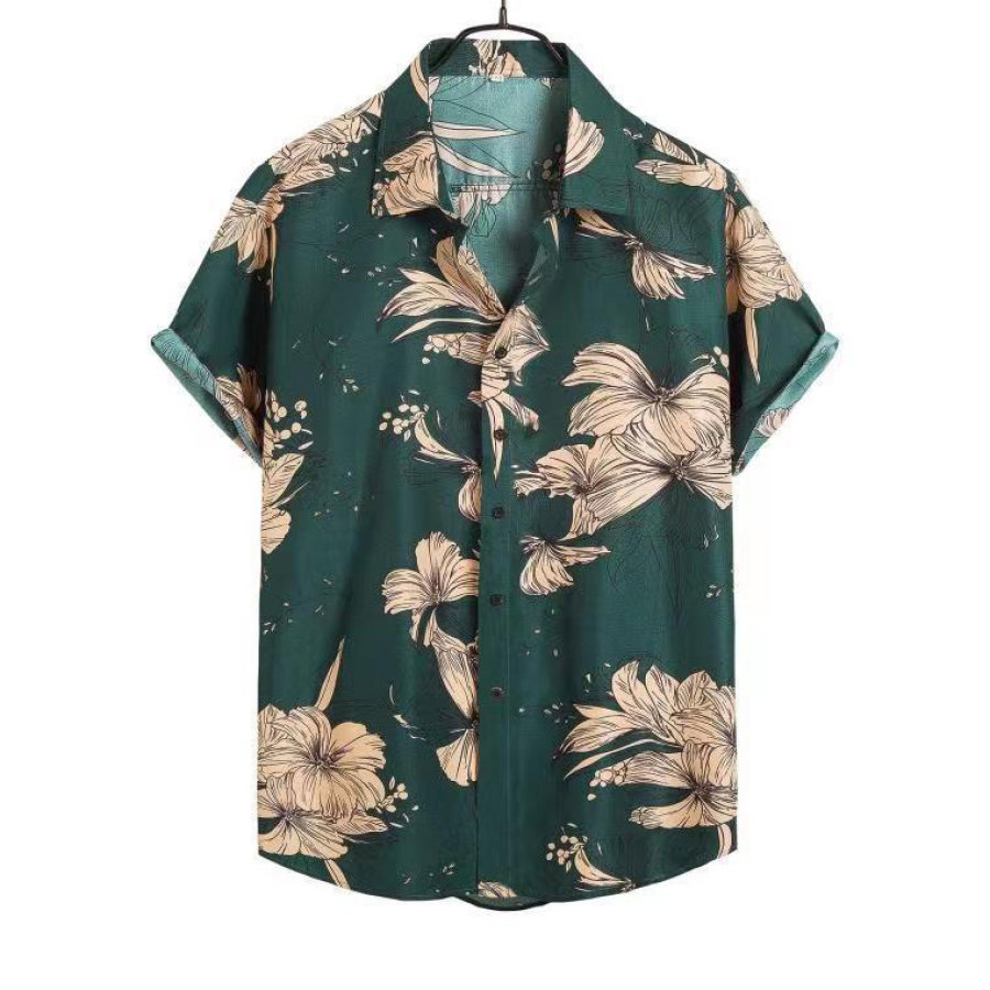 

Men's Leaf Beach Short Sleeve Shirt