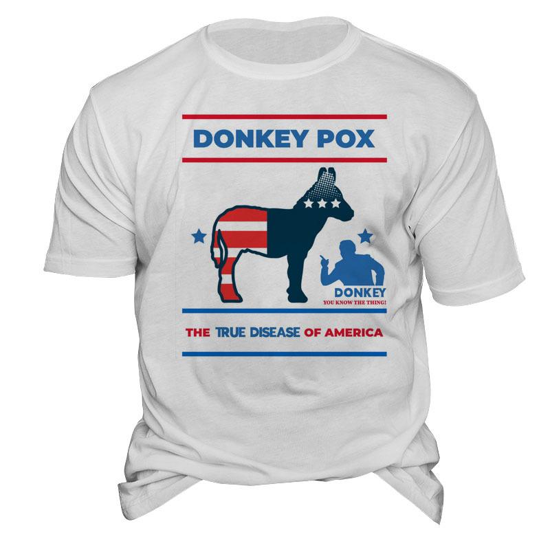 Donkey Pox Men's Cotton Chic T-shirt