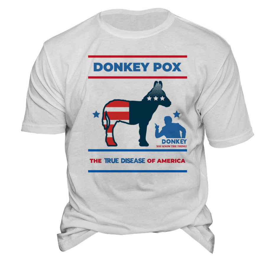 

Donkey Pox Men's Cotton T-Shirt