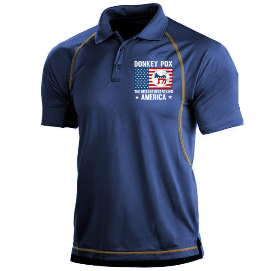 

Funny Donkey Pox Men' Polo Shirt