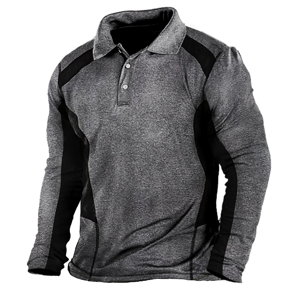 Men's Breathable Outdoor Sports Quick Dry Polo Shirt