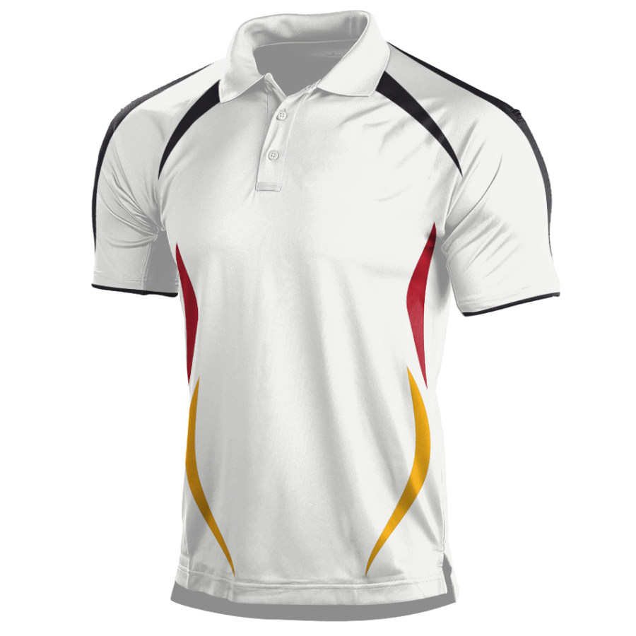 

Men's Breathable Outdoor Sports Quick Dry Polo Shirt
