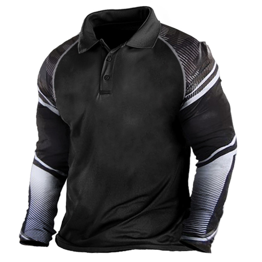 

Men's Breathable Outdoor Sports Quick Dry Polo Shirt