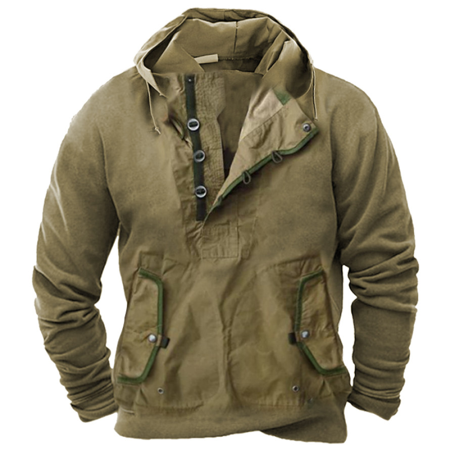 

Men's Outdoor Tactical Pocket Hoodie
