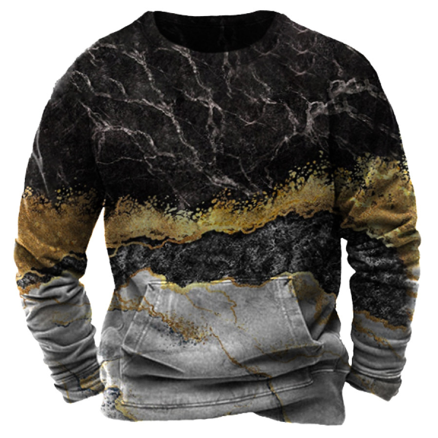 

Men's Outdoor Casual Printed Round Neck Sweatshirt
