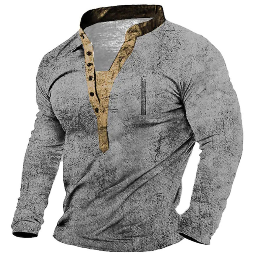 

Men's Outdoor Casual Long Sleeve T-Shirt