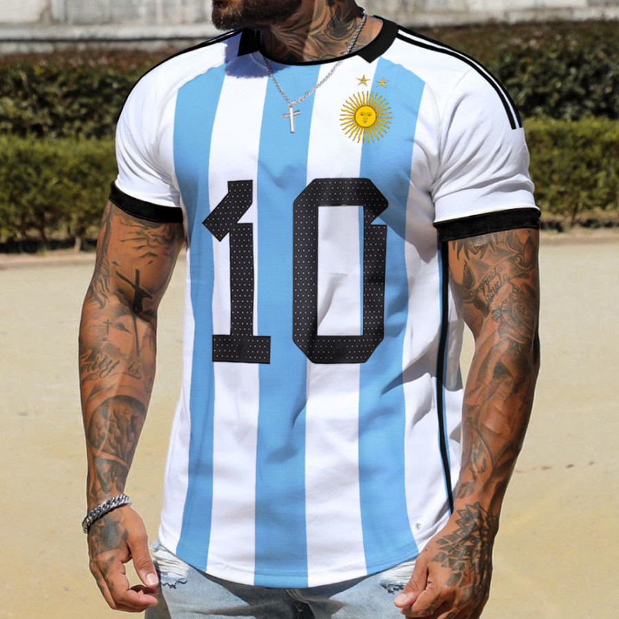 

Argentina 2022 Qatar World Cup Season Fans Football Jersey