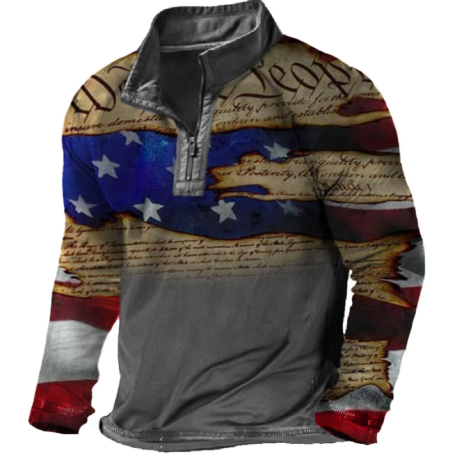 

Men's Outdoor Casual Tactical Long Sleeve Sweater