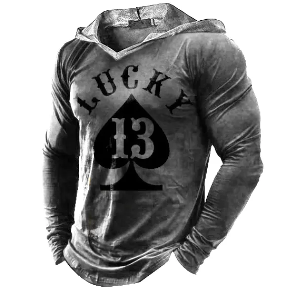 Men's Lucky 13 Outdoor Tactical Hoodies - Sanhive.com 