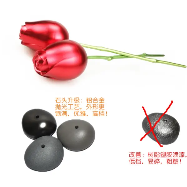 Factory Direct Sales Eternal Metal Rose Proposal Ring Necklace Box Creative Packaging Box Lifting Box Gift For Girlfriend - Double-silver-technology.com 