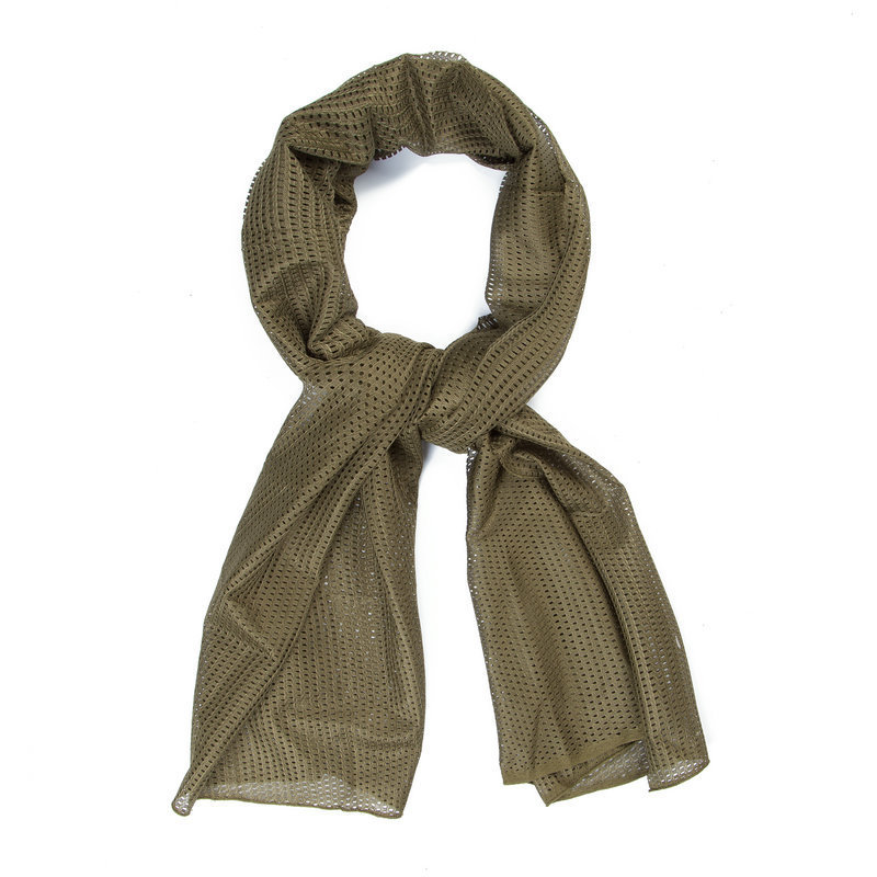 Camouflage Tactical Scarf Jungle Camouflage Military Fan Tactical Bib Mesh Camouflage Multicolor Outdoor Bib Large Mesh
