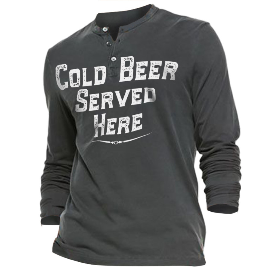 

Men's Oktoberfest Printed Long Sleeve T-Shirt
