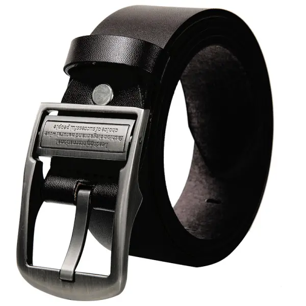 Men's Casual Retro Pin Buckle PU Leather Belt - Menilyshop.com 