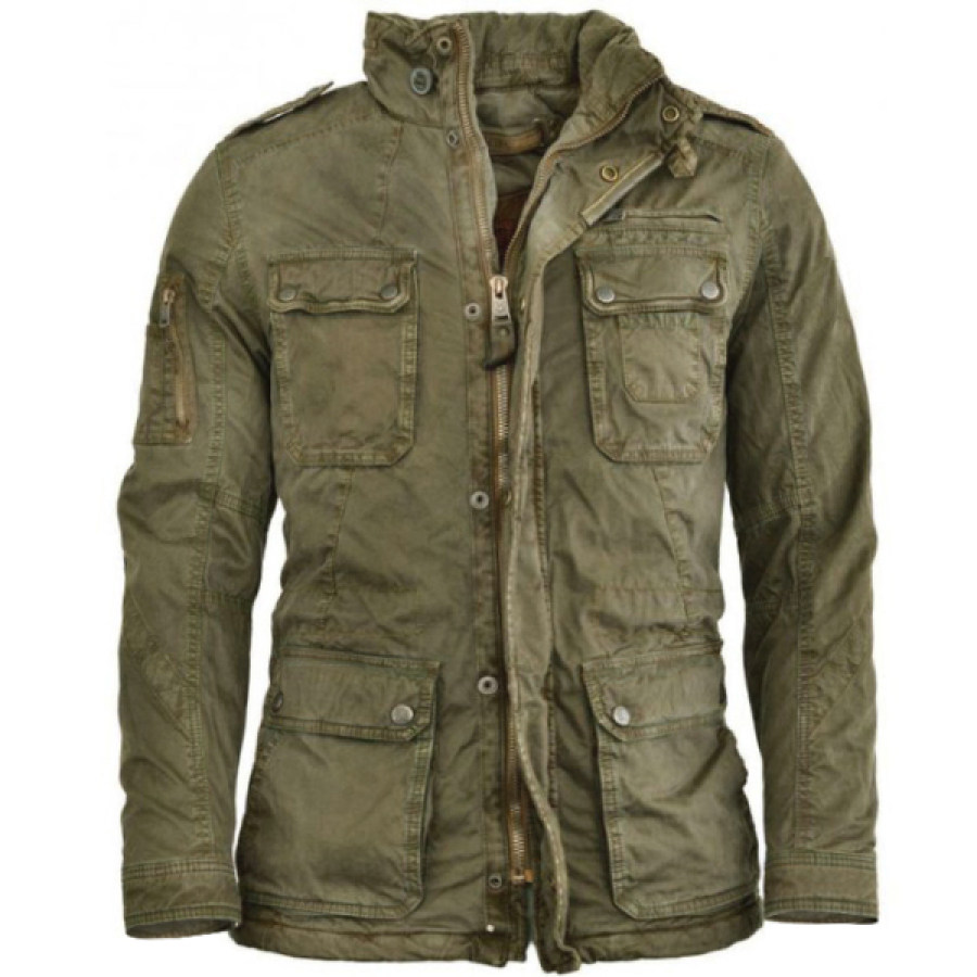 

Mens Outdoor Distressed Cycling Jacket