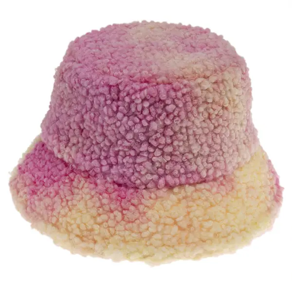 Tie-dyed Lamb Wool Outdoor Hat - Yewnow.com 